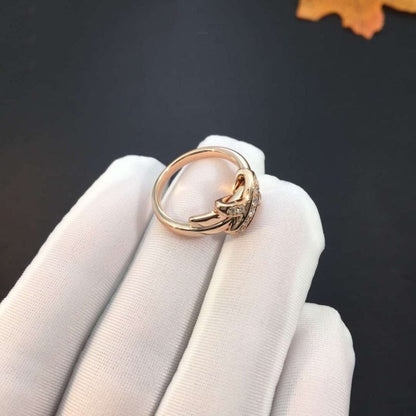 [KELA]JEUX DE ROSE GOLD DIAMOND RING