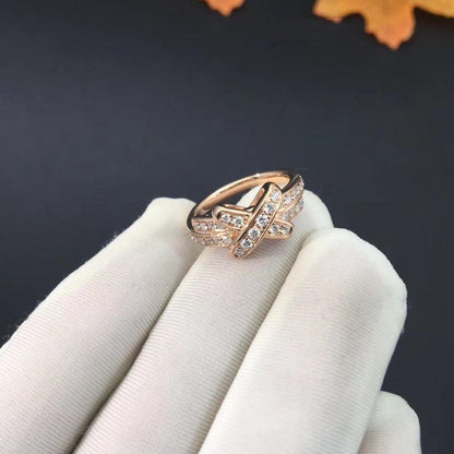 [KELA]JEUX DE RING ROSE GOLD DIAMOND