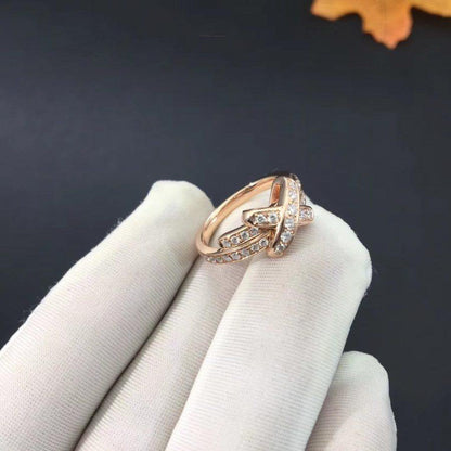 [KELA]JEUX DE RING ROSE GOLD DIAMOND