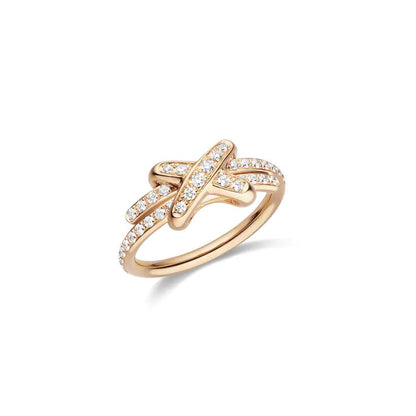 [KELA]JEUX DE RING ROSE GOLD DIAMOND