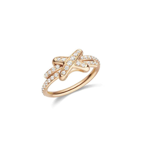 [KELA]JEUX DE RING ROSE GOLD DIAMOND