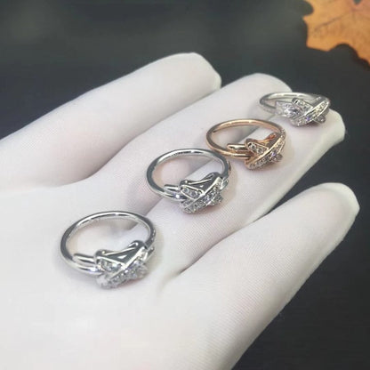 [KELA]JEUX DE SILVER DIAMOND RING