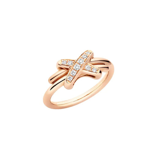 [KELA]JEUX DE ROSE GOLD DIAMOND RING