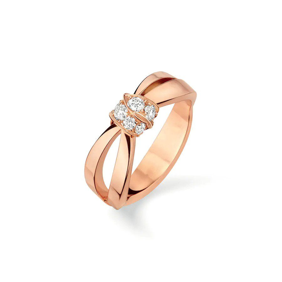 [KELA]LIENS RING ROSE GOLD DIAMOND