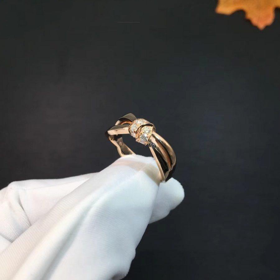 [KELA]LIENS RING ROSE GOLD DIAMOND