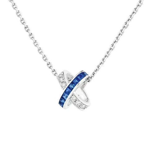 [KELA]LIENS DIAMOND SILVER NECKLACE