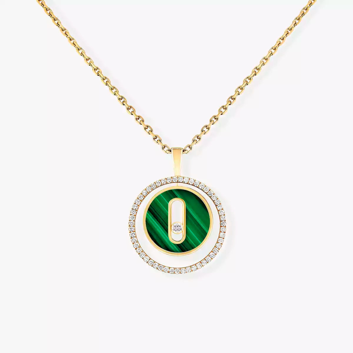 [KELA]LUCKY MOVE DIAMOND NECKLACE
