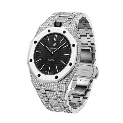 [KELA]Royal Oak Pop Exclusive Bioceramic Case & Bioceramic Strap Full Diamond