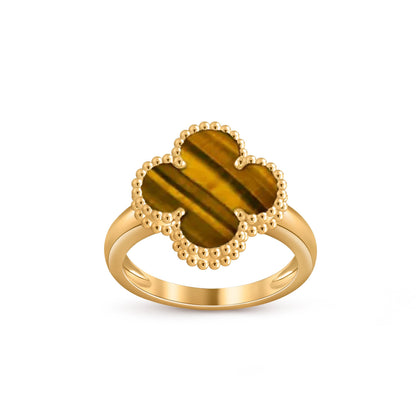 [KELA]LUCKY CLOVER VINTAGE GOLD RING COLLECTION
