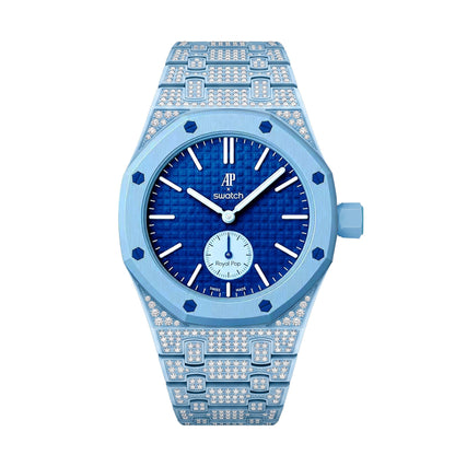 [KELA]Royal Oak Pop Exclusive Bioceramic Case & Bioceramic Strap Full Diamond