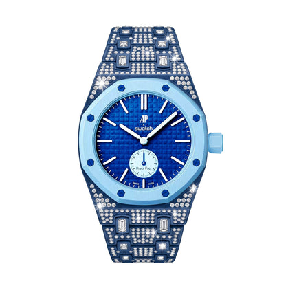 [KELA]Royal Oak Pop Exclusive Bioceramic Case & Bioceramic Strap Full Diamond