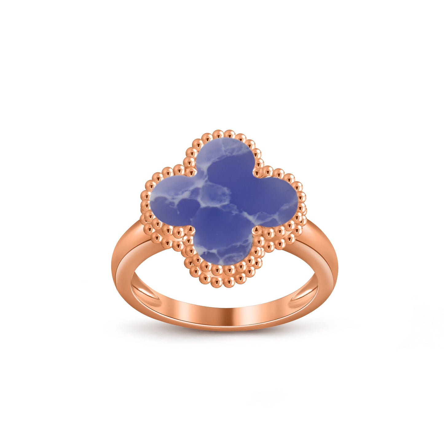 [KELA]LUCKY CLOVER VINTAGE ROSE GOLD RING COLLECTION