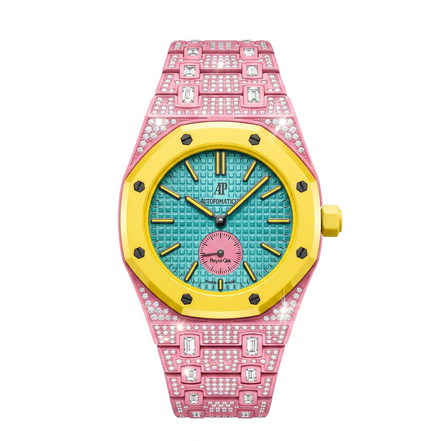 [KELA]Royal Oak Pop Exclusive Bioceramic Case & Bioceramic Strap Full Diamond