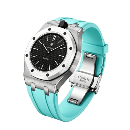 [KELA]Royal Oak Pop Exclusive Steel Case & Silicone Strap With Cradle