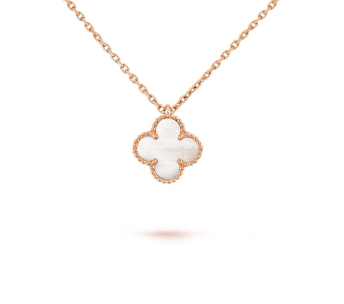 [KELA]9.5MM MINI CLOVER PENDANT NECKLACE COLLECTION