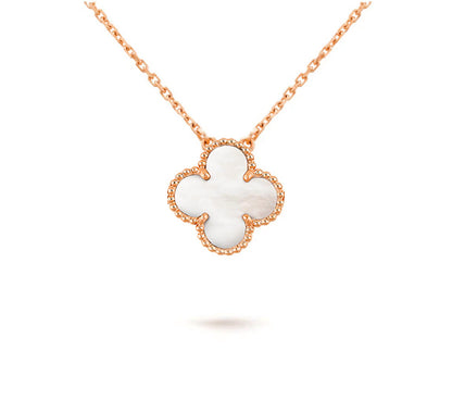 [KELA]15MM CLOVER FLOWER PENDANT NECKLACE COLLECTION