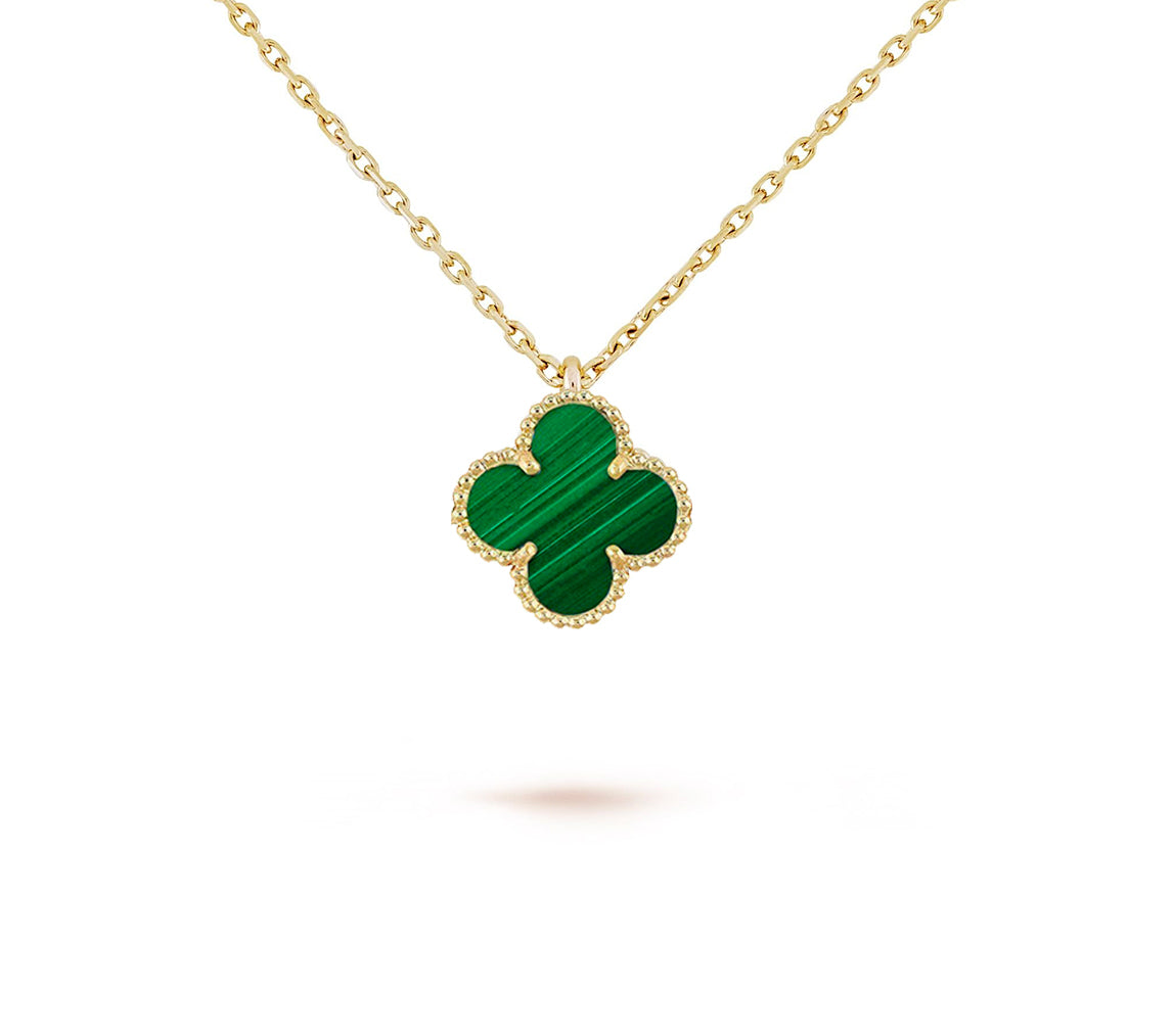 [KELA]9.5MM MINI CLOVER PENDANT NECKLACE COLLECTION