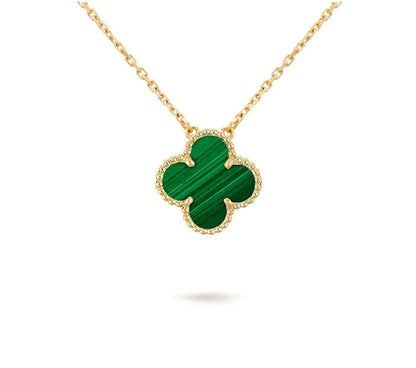 [KELA]15MM CLOVER FLOWER PENDANT NECKLACE COLLECTION