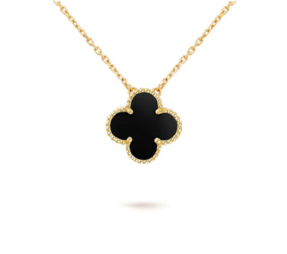 [KELA]15MM CLOVER FLOWER PENDANT NECKLACE COLLECTION
