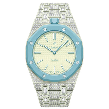[KELA]Royal Oak Pop Exclusive Bioceramic Case & Bioceramic Strap Full Diamond