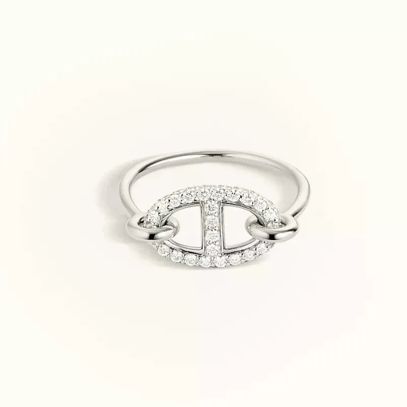 [KELA]RONDE SMALL SILVER DIAMOND RING