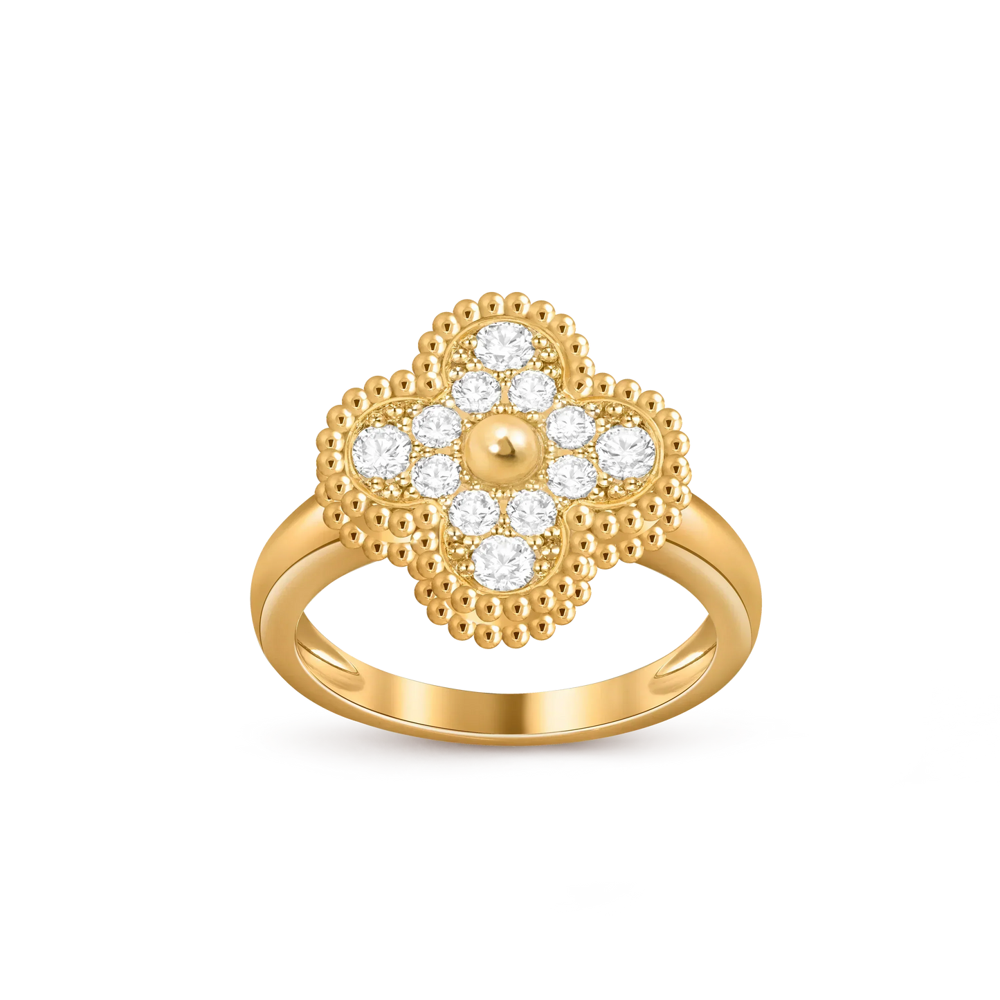 [KELA]LUCKY CLOVER VINTAGE GOLD RING COLLECTION
