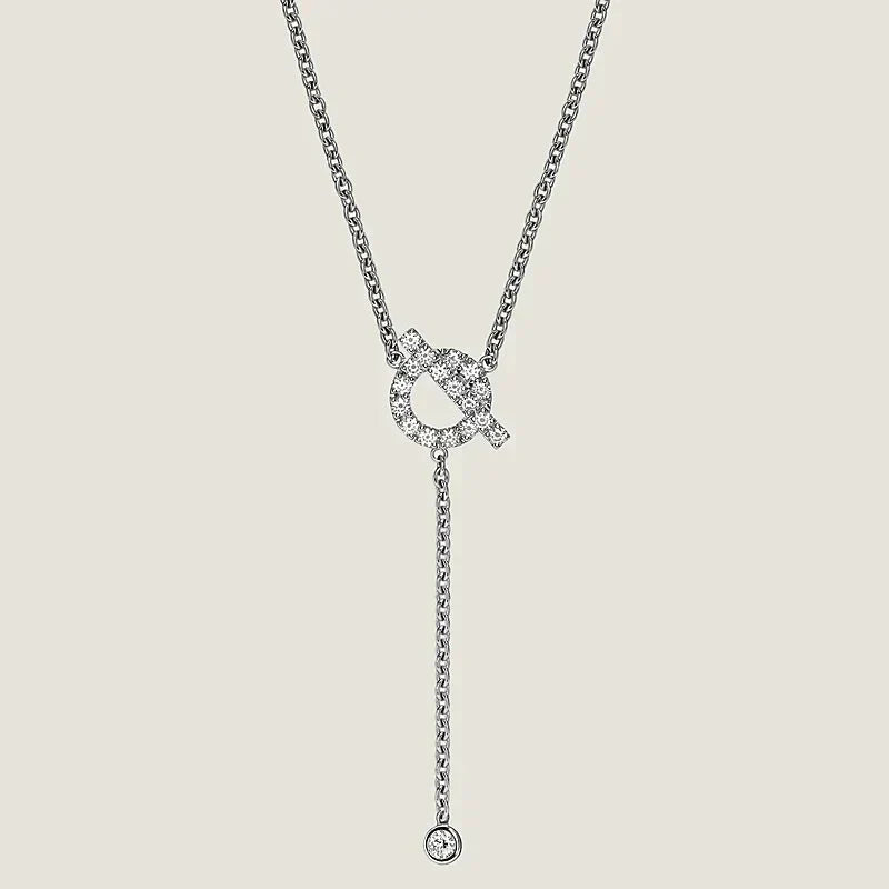 [KELA]FINESSE SILVER DIAMOND NECKLACE