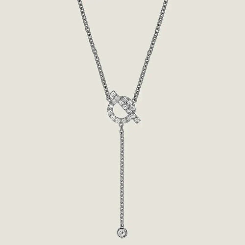 [KELA]FINESSE SILVER DIAMOND NECKLACE