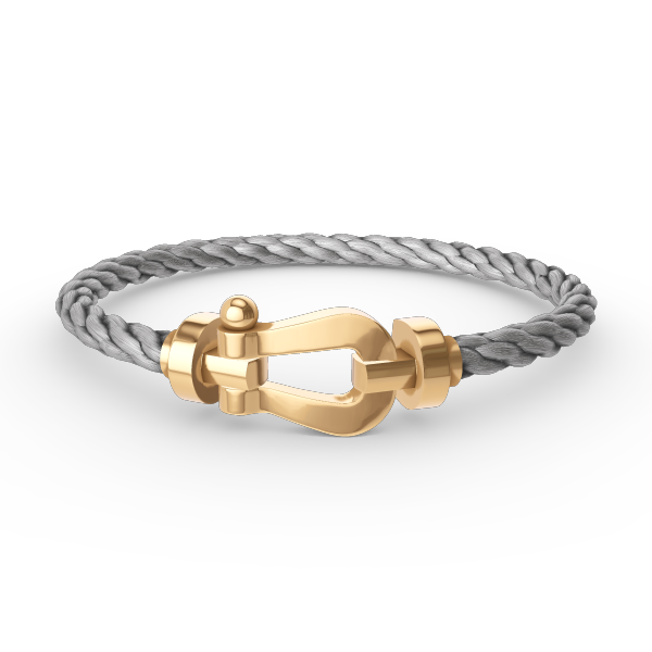 [KELA]FORCE LARGE HORSESHOE BRACELET - GOLD