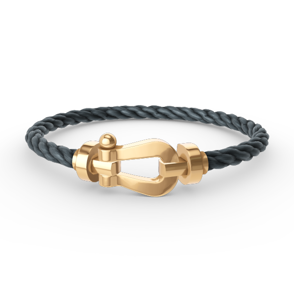 [KELA]FORCE LARGE HORSESHOE BRACELET - GOLD