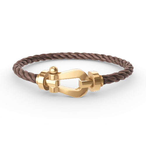 [KELA]FORCE LARGE HORSESHOE BRACELET - GOLD