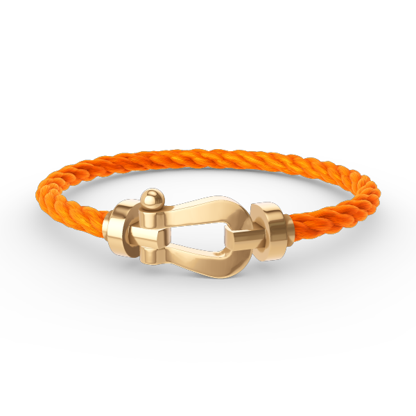 [KELA]FORCE LARGE HORSESHOE BRACELET - GOLD