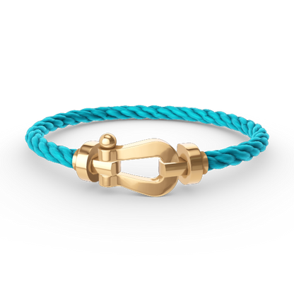 [KELA]FORCE LARGE HORSESHOE BRACELET - GOLD