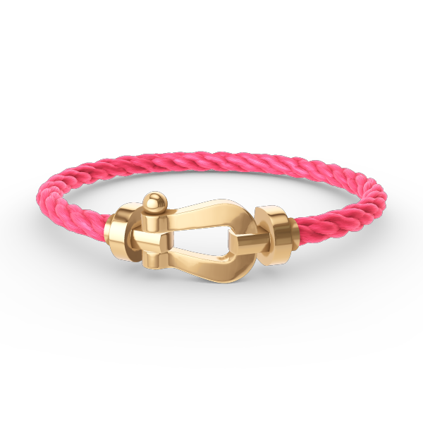 [KELA]FORCE LARGE HORSESHOE BRACELET - GOLD