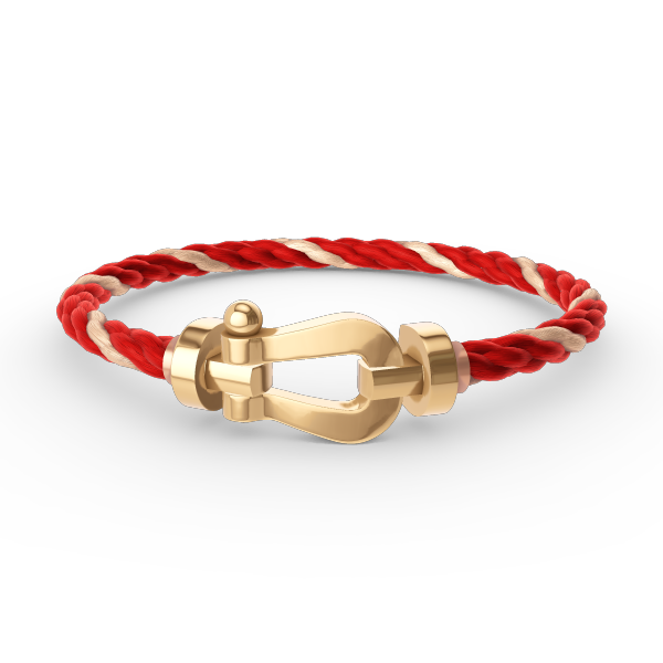 [KELA]FORCE LARGE HORSESHOE BRACELET - GOLD