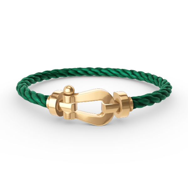 [KELA]FORCE LARGE HORSESHOE BRACELET - GOLD