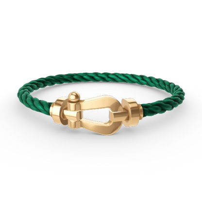 [KELA]FORCE LARGE HORSESHOE BRACELET - GOLD