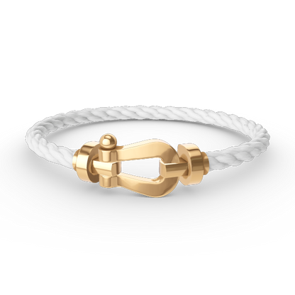 [KELA]FORCE LARGE HORSESHOE BRACELET - GOLD