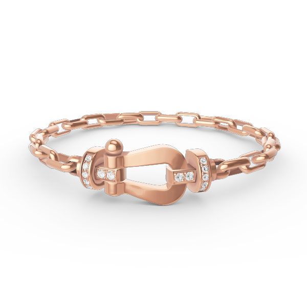 [KELA]FORCE LARGE HORSESHOE CLASP METAL BRACELET