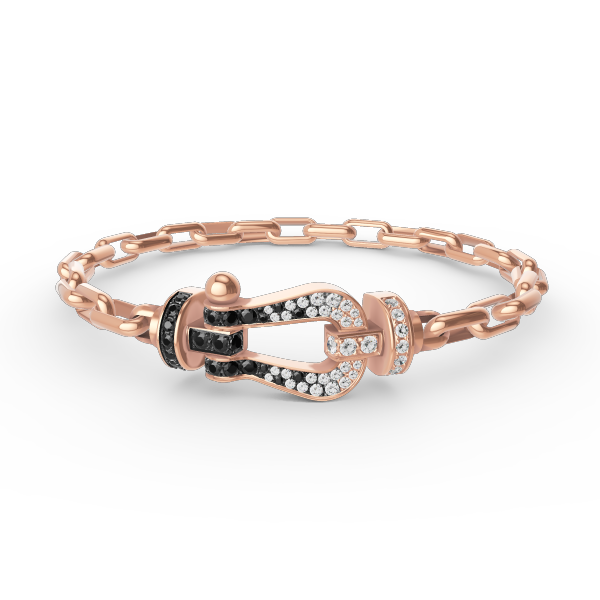 [KELA]FORCE LARGE HORSESHOE CLASP METAL BRACELET