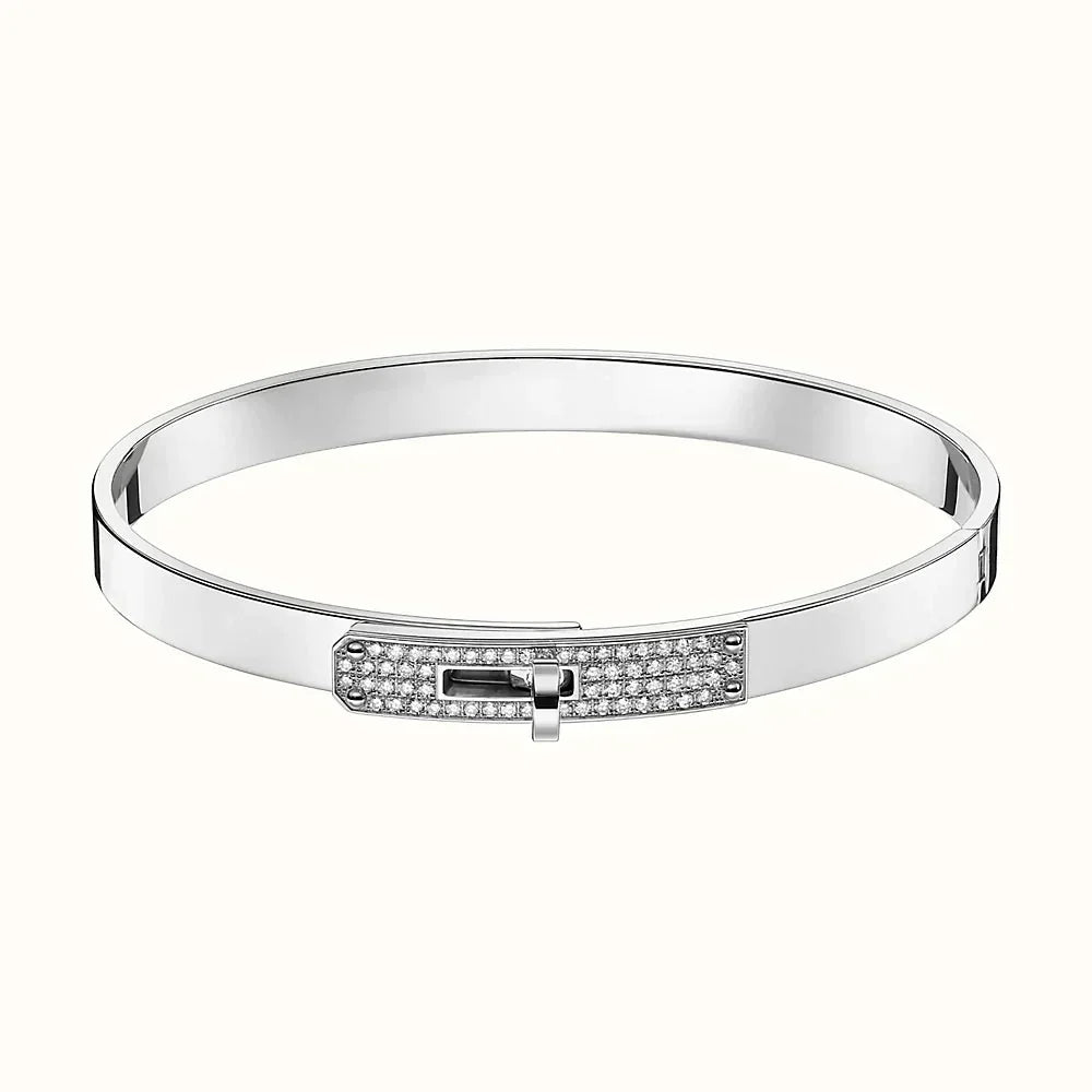 [KELA]KELLY SILVER DIAMOND BRACELET