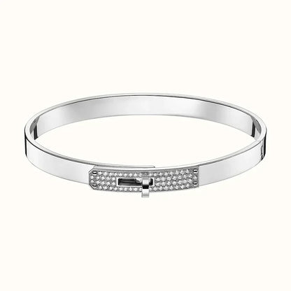 [KELA]KELLY SILVER DIAMOND BRACELET