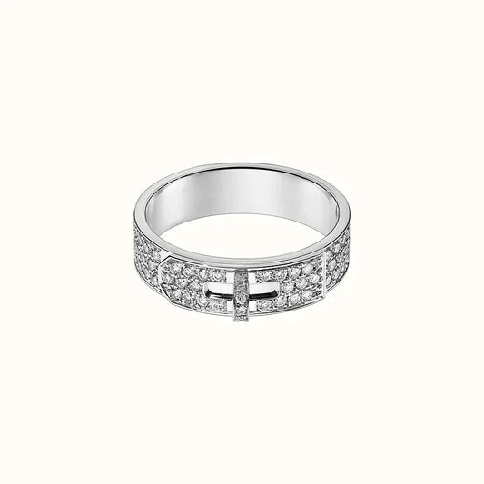 [KELA]KELLY SILVER DIAMOND RING