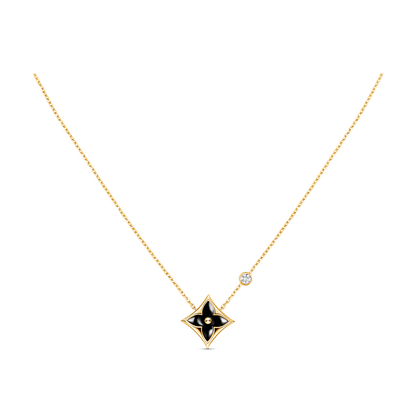 [KELA]STAR BLACK MOP NECKLACE