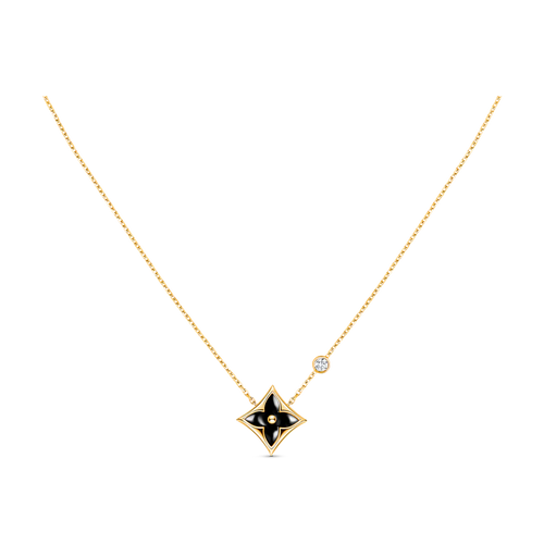 [KELA]STAR BLACK MOP NECKLACE