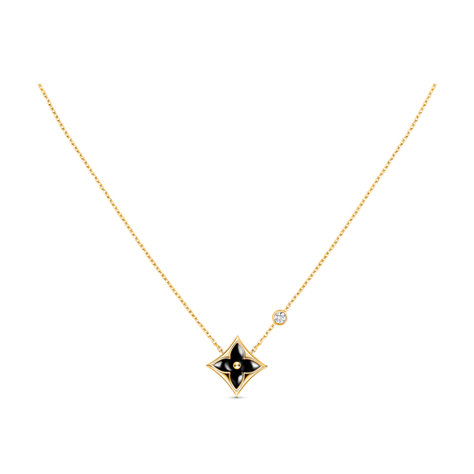 [KELA]STAR BLACK MOP NECKLACE