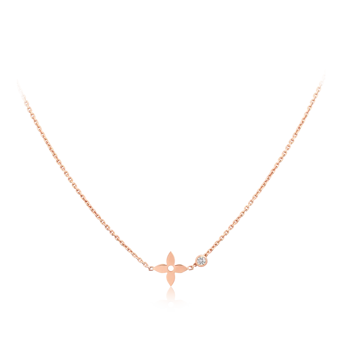 [KELA]BLOSSOM PENDANT ROSE GOLD AND DIAMOND