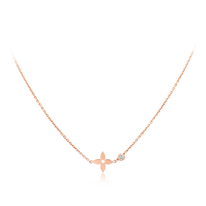[KELA]BLOSSOM PENDANT ROSE GOLD AND DIAMOND