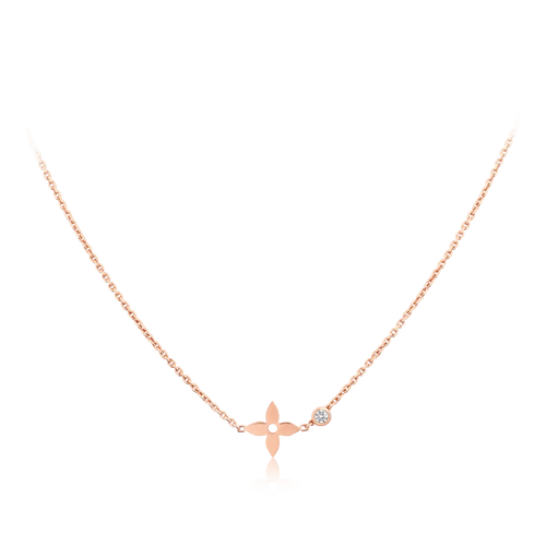[KELA]BLOSSOM PENDANT ROSE GOLD AND DIAMOND