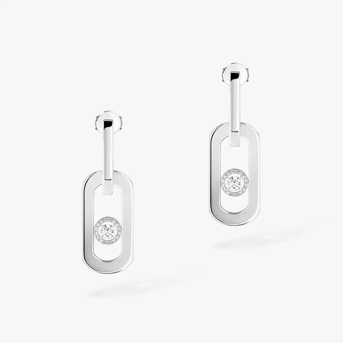 [KELA]SO MOVE XL DIAMOND PENDANT EARRINGS